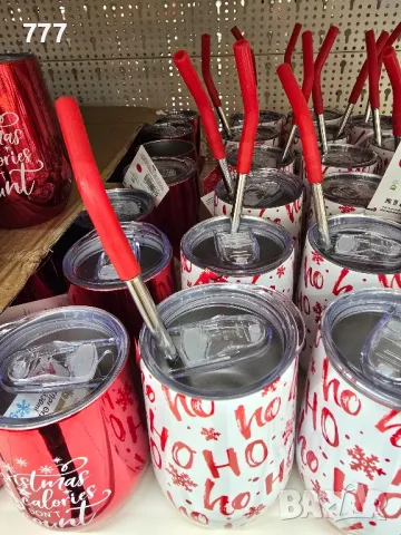 коледни термо чаши сламки, снимка 2 - Чаши - 48246083