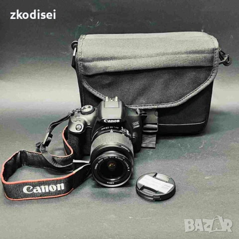 Фотоапарат CANON - EOS 2000D, снимка 2 - Фотоапарати - 53423019