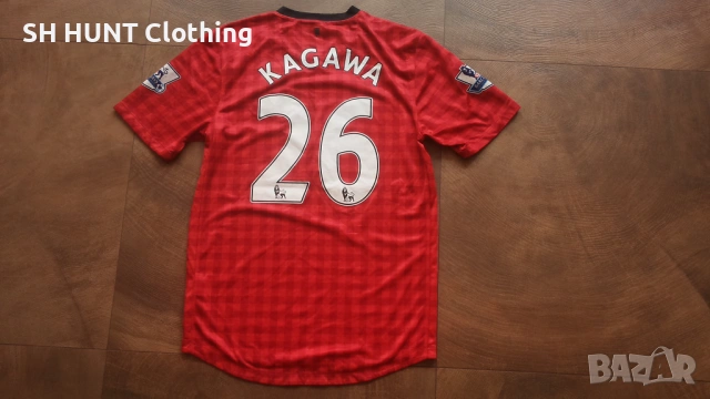 NIKE MANCHESTER UNITED KAGAWA Football T-Shirt Размер S оригинална футболна тениска 27-67, снимка 2 - Тениски - 53296960