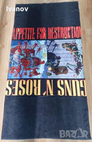 Нови плажни метал и рок кърпи размер 140 см./ 70 см., снимка 2 - Други - 41169296