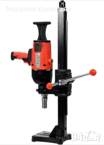 Машина за боркорони ръчна + стойка  до Ф180 2200W