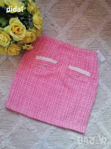 Бутикова букле пола с перли и красиви кристали, снимка 1