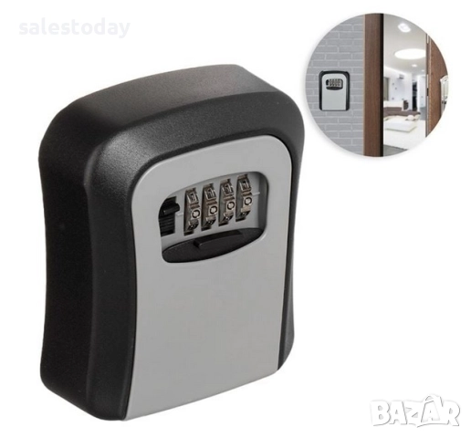 Малък сейф за ключове с код/ шифър, китуя за ключове за врата
