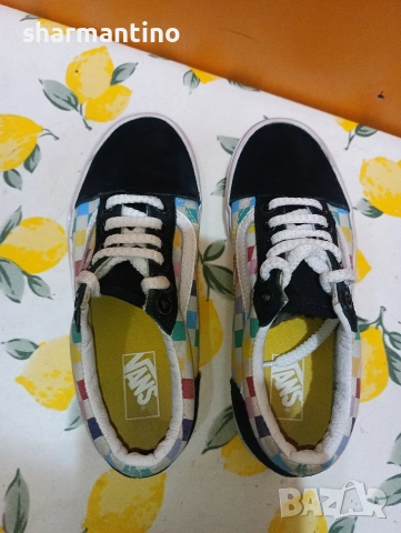 Vans N 33 кожени кецове, снимка 4 - Детски маратонки - 53407251