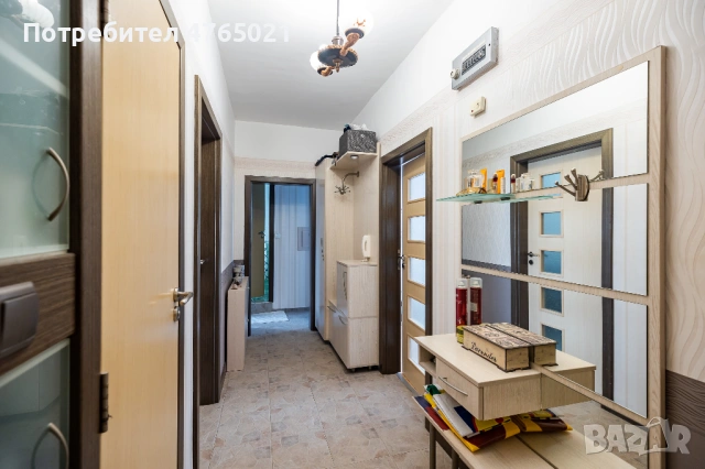 Портманто с гардероб, огледало и пейка