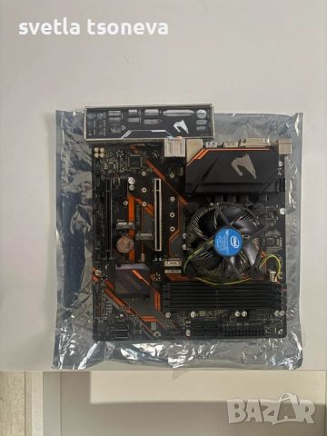 Продавам i5-9400f и дънната платка B365M AORUS ELITE + стоков охл., снимка 2 - Дънни платки - 52789958