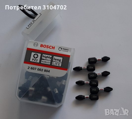 Bosch ударни накрайници impact control PH2, PZ2 и TX30 25 броя в кутия, снимка 7 - Отвертки - 34586015
