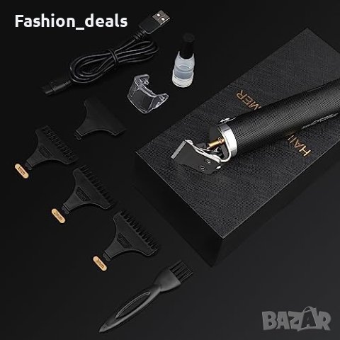 Нова безжична електрическа самобръсначка тример за коса брада Мъже, снимка 5 - Тримери - 41662614