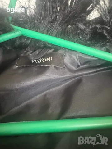 Лама елек естествен косъм М размер, снимка 3 - Елеци - 47319391