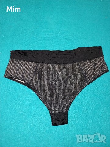 hunkemoller XXL  Черна бикина с висока талия , снимка 4 - Бельо - 42241363