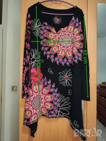 Дамска рокля/туника тип Desigual, XL/XXL, снимка 5 - Рокли - 50630581