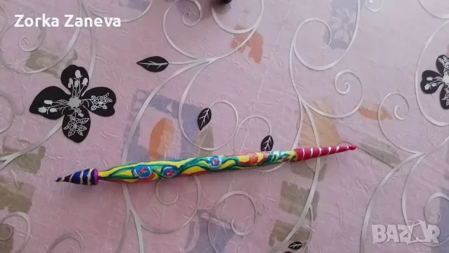 Вретено,изрисувано на ръка., снимка 2 - Антикварни и старинни предмети - 55750224