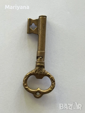 Винтидж Тирбушон - бронзов ключ, снимка 2 - Други - 51272255