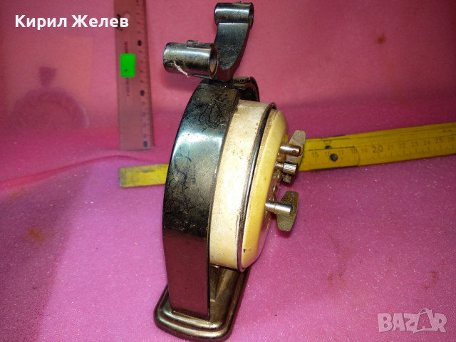 SHANGHAI CHINA Стар РЯДЪК КОЛЕКЦИОНЕРСКИ РЕТРО МЕХАНИЧЕН КИТАЙСКИ БУДИЛНИК ШАНХАЙ 30479, снимка 11 - Антикварни и старинни предмети - 44548954