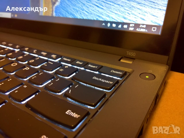 Тъчскрийн Lenovo ThinkPad T450, i5, 16GB RAM, Intel 2500 Pro SSD 180GB, снимка 8 - Лаптопи за работа - 53394082