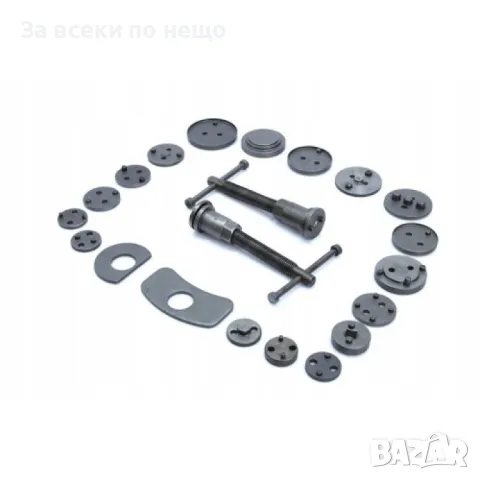 Комплект за сваляне на спирачни цилиндри с ляво и дясно въртене 21 части Mar-Pol, снимка 2 - Други инструменти - 50359112