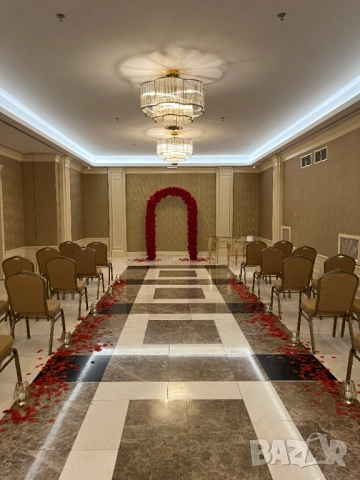 Изкуствени розови листенца листа от рози червени сватба свети Валентин, снимка 2 - Декорация за дома - 52570859