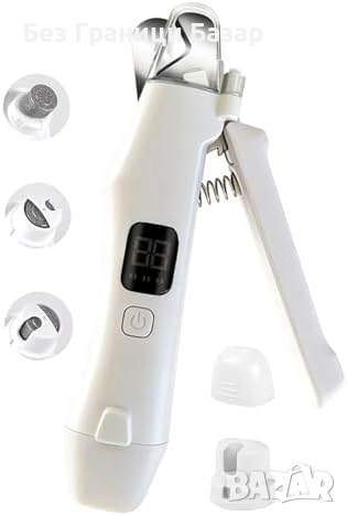 Нова Електрическа нокторезачка за кучета и котки с LED и пила шлайф