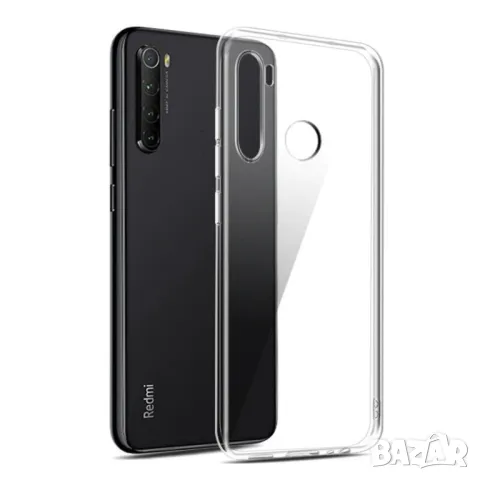 Прозрачен силиконов кейс / калъф за Xiaomi Redmi Note 8T, снимка 3 - Калъфи, кейсове - 47626419