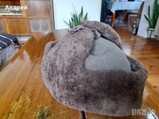 Стара шапка,ушанка #14, снимка 3 - Антикварни и старинни предмети - 40170251