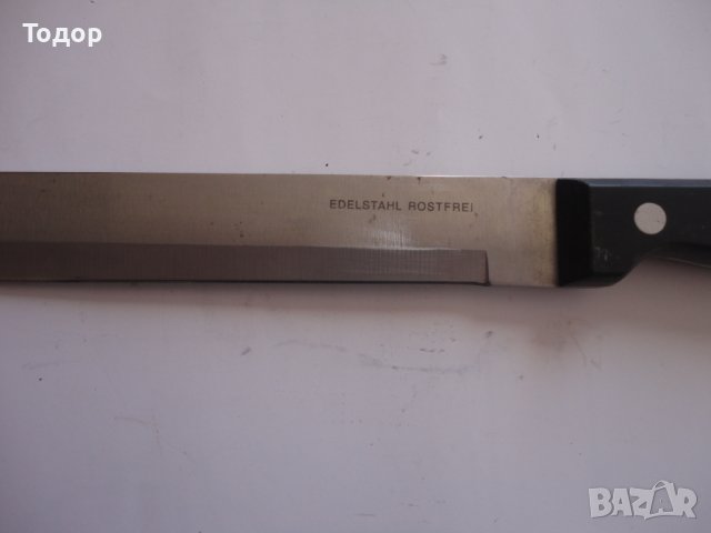 Страхотен немски касапски нож Edelstahl, снимка 6 - Ножове - 40290666