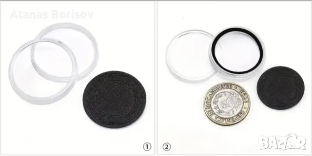 Нумизматична кутия+100бр.капсули, снимка 4 - Нумизматика и бонистика - 49506416