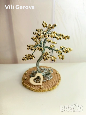 дръвче с мъниста, снимка 5 - Ръчно изработени сувенири - 53644257