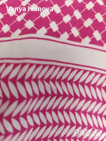 Amisu рокля в цикламено и бяло, снимка 5 - Рокли - 50044671
