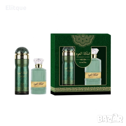 Подаръчен комплект парфюм и дезодорант за мъже и жени Mamlakat Al Oud, снимка 4 - Мъжки парфюми - 52786892