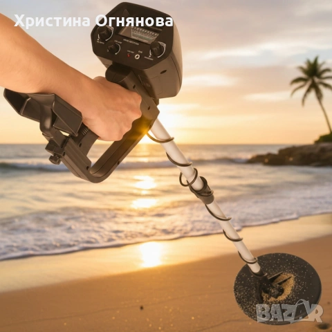 Водоустойчив металотърсач за злато, сребро, монети и съкровища K-1374, снимка 4 - Друга електроника - 53536277