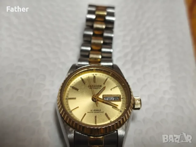 Citizen дамски автоматичен часовник, снимка 3 - Дамски - 56410663