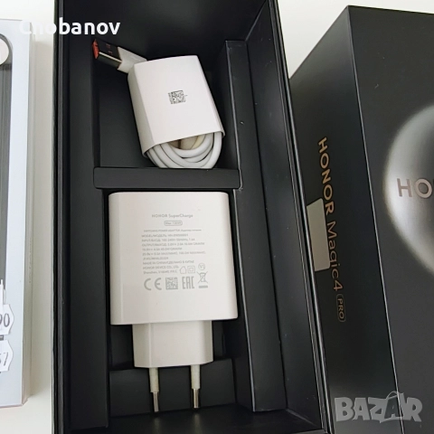 Honor magic 4 pro 256GB , пълен оригинален комплект + подаръци, снимка 3 - Други - 52606924