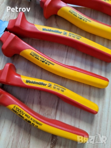 WEIDMÜLLER Germany - ТОП PROFI VDE 1000 V Клещи + Резачки!!ЧИСТО НОВИ!!ORIGINAL Weidmüller GERMANY!!, снимка 14 - Клещи - 36052084