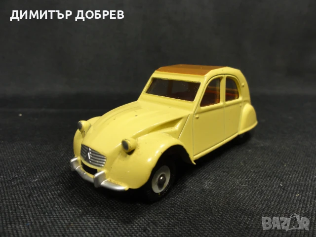 1/43 DINKY ATLAS CHINA CITROEN 2CV МЕТАЛНА КОЛИЧКА