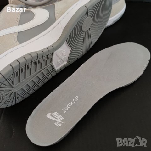 Nike SB Dunk Summit White Grey Wolf Сиви Маратонки Обувки Размер 43 Номер 27.5см Стелка Оригинални , снимка 14 - Други - 40508503