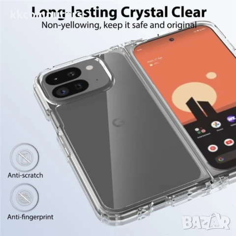 Google Pixel 9 Pro Fold 5G Силиконов Калъф TPU и Протектор, снимка 4 - Калъфи, кейсове - 51122250