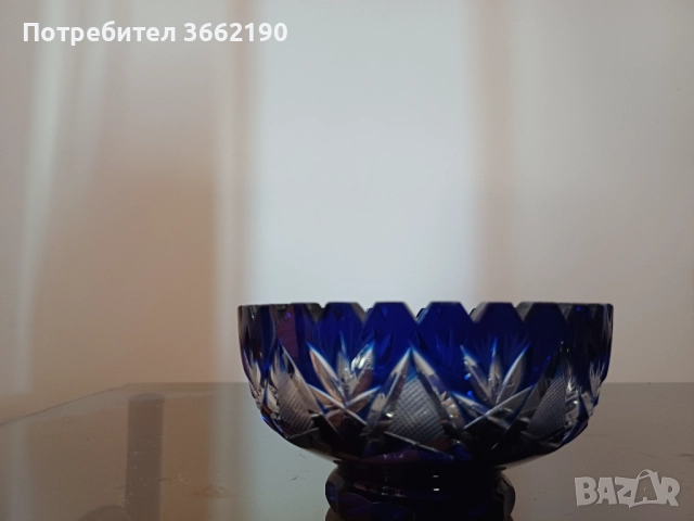 Сет от кристални вази и бонбониера, снимка 4 - Вази - 52778275