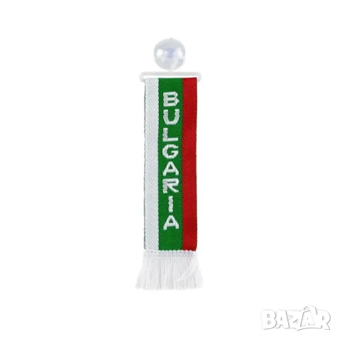 Флаг България за автомобил 25 cm
