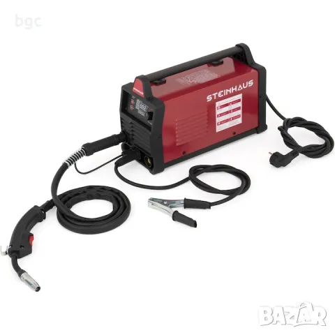 НОВ Инвертор за заваряване с флюсова тел с MIG/TIG/MMA поток Steinhaus Dual PROFESSIONAL 130 A, снимка 8 - Друга електроника - 50291016