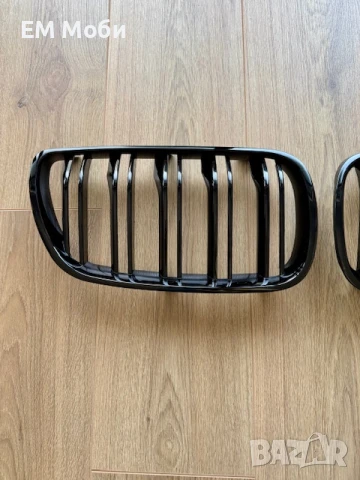 Решетки Бъбреци Двойни Черен Гланц за БМВ BMW X3 E83 2007 - 2010г., снимка 8 - Аксесоари и консумативи - 50456937