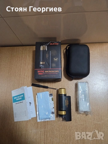 Джобен оптичен микроскоп Qunse 60-120X. 