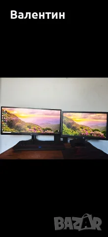 Продавам 2 монитора – LG 25" UltraWide & HP P204 19.5"