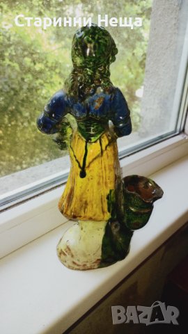 19 век Старинна керамика стара фигура фигурка статуетка статуя , снимка 3 - Антикварни и старинни предмети - 41685926