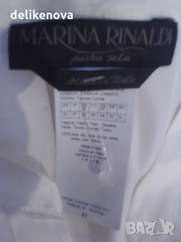 Marina Rinaldi. Original. Size 50 100% Коприна, снимка 5 - Ризи - 33931599