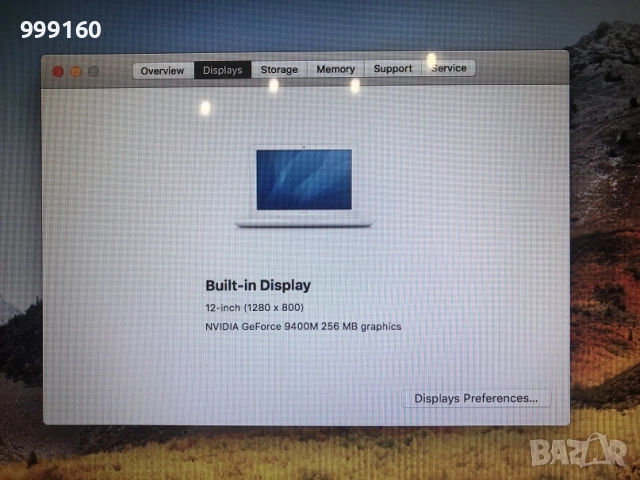 Лаптоп APPLE MacBook A1342 в много добро състояние, SSD, има Windows7, снимка 8 - Лаптопи за работа - 52360260
