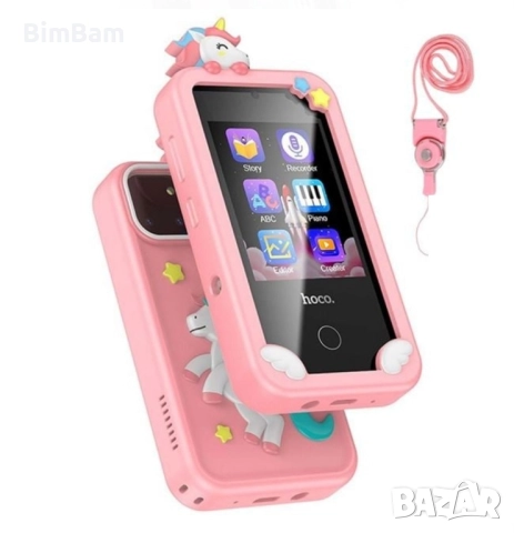 Детски смартфон с калъф еднорог / динозавър 2.8" / PROMO -50% - различни цветове, снимка 4 - Музикални играчки - 52115825