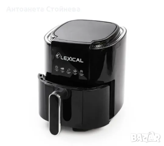 Фритюрник с горещ въздух Lexical Airfryer LAF-3011-1/2 1200W 3.5L бял/черен, снимка 2 - Фритюрници - 47934950