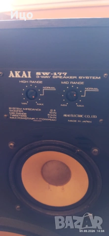 Akai SW-177 HIFI тонколони Japan., снимка 2 - Тонколони - 53768458