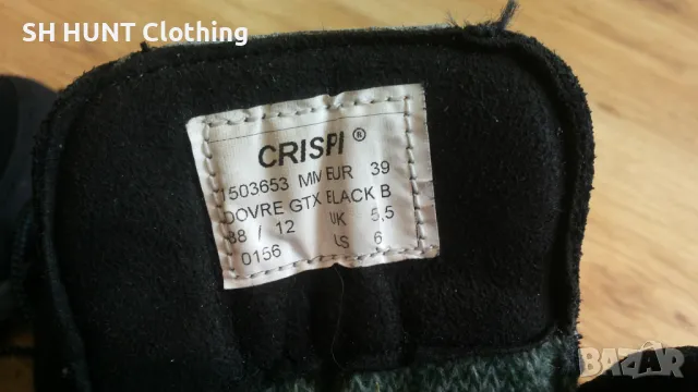 CRISPI DOVRE GORE-TEX Vibram Boots размер EUR 39 дамски естествена кожа водонепромокаеми - 802, снимка 18 - Дамски боти - 47454403