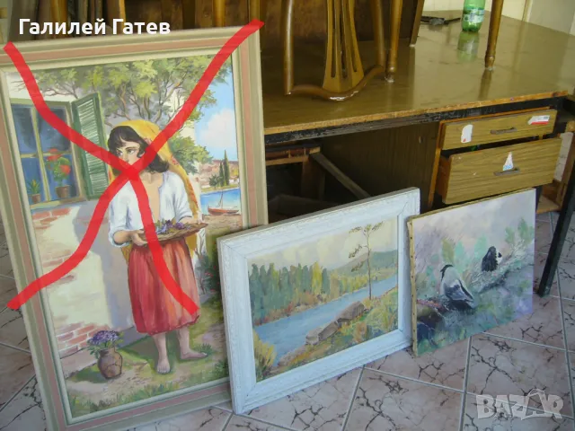 Стари Маслени Картини, снимка 3 - Картини - 47920598